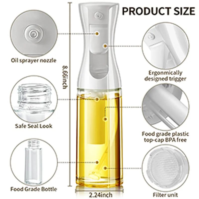 Press-Type Oil Spray Bottle
